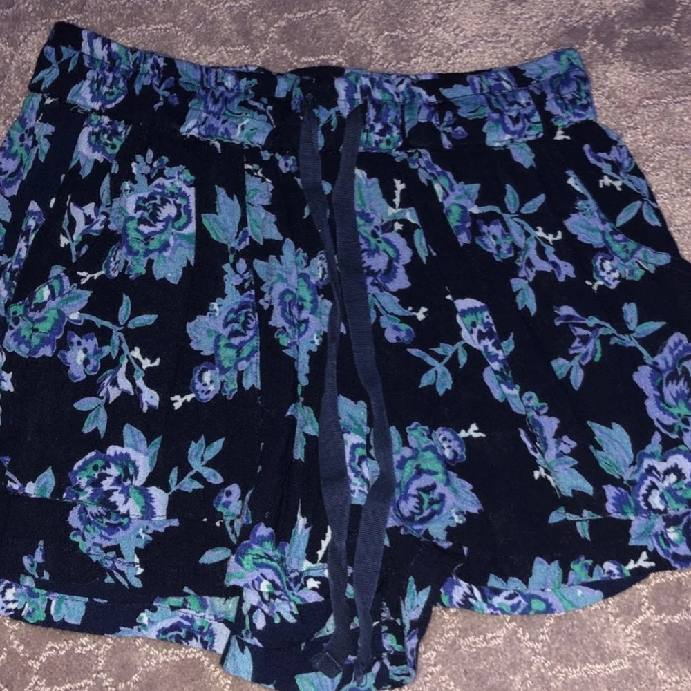 blue boutique shorts